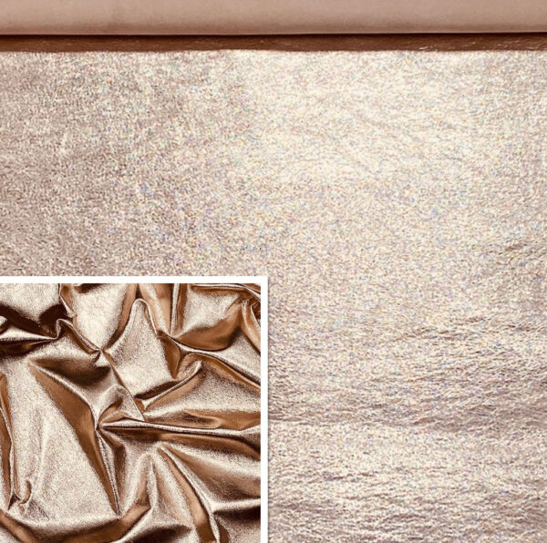 Pink, Metallic Foiled Leather Pig Skin : (0.6-0.7mm 1.5oz) 15 - Image 2