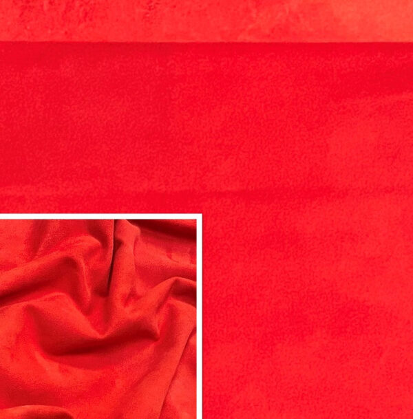 Red, Goat Suede : (0.5-0.6mm 1.5oz) 5 - Image 2